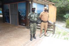 Comerciantes, moradores e turistas aprovam policiamento preventivo na Ilha do Mel