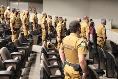Batalhão de Patrulha Escolar Comunitária faz nivelamento do efetivo com palestras e instruções na Capital