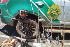 Batalhão Ambiental apreende diversos materiais de pesca e caça ilegal no Alagado de Salto Santiago, no Sudoeste do estado