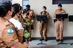 Policiais militares femininas do Quartel do Comando-Geral da PM são homenageadas no Dia Internacional da Mulher