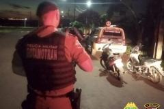 Polícia Militar apreende seis motocicletas irregulares durante fiscalização de trânsito na cidade de Santa Terezinha de Itaipu (PR)