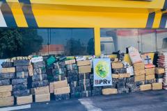 Mais de duas toneladas de maconha são apreendidas pelo BPRv em Cruzeiro do Oeste (PR)