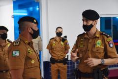 Comandante-Geral da PM visita o 2º Colégio da Polícia Militar em Londrina, no Norte do estado