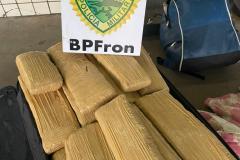 Na região fronteiriça do estado, PM encaminha foragido da justiça e apreende 24 quilos de maconha, durante Operação Hórus