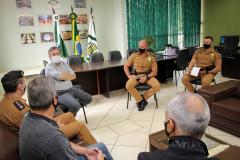 Comandante-Geral da PM visita unidade de Campo Mourão