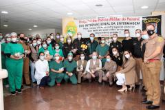 Profissionais de saúde são homenageados no Hospital da Polícia Militar em comemoração ao Dia Internacional do Enfermeiro