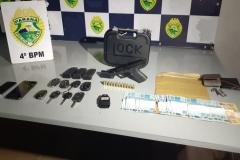 Desmanche de carros é localizado pela PM em Maringá; quatro são presos