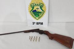 No Sudoeste do Paraná, PM apreende arma de fogo, drogas e redes de pesca e encaminha quatro suspeitos, em ações separadas