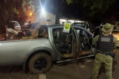 Caminhonete com mais de 1,6 tonelada de maconha é apreendida pelo BPFron em Santa Helena (PR) durante a operação Hórus