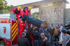 Polícia Militar e Corpo de Bombeiros fazem o cortejo fúnebre do ex-governador Jaime Lerner
