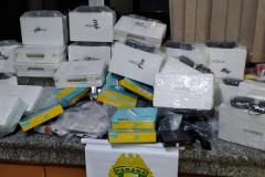 BPRv apreende diversos produtos contrabandeados em situações distintas no Noroeste do estado