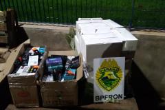BPFron apreende vários produtos contrabandeados durante a Operação Hórus no Oeste do estado