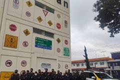 Cadetes da PM tem instrução prática sobre policiamento de trânsito urbano em Curitiba