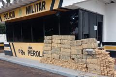 Mais de 1,4 toneladas de maconha são apreendidas pelo BPRv no Noroeste do estado