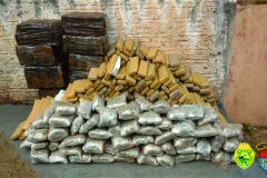 Mais de 600 quilos de maconha são apreendidos pela PM em Nova Cantu (PR)