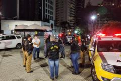 Fiscalização integrada flagra pontos comerciais com excesso de público em Curitiba
