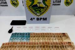 No Norte do Paraná, PM apreende cocaína, crack e um tipo modificado de maconha e encaminha três por tráfico, em ações distintas