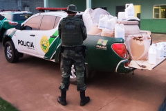 Durante operação integrada, PM apreende meia tonelada de agrotóxicos em fábricas clandestinas do Noroeste do estado