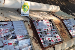 Durante patrulhamento pela PR 323, PM apreende caminhão carregado com cigarros contrabandeados em Cafezal do Sul (PR)