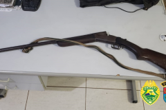 Final de semana no Norte Pioneiro termina com sete detidos e duas armas de fogo apreendidas