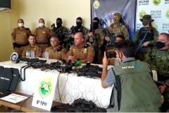 Quadrilha é surpreendida ao tentar roubar bancos e cinco são mortos em confronto com a PM em Três Barras do Paraná, no Oeste estado