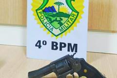 No Noroeste do estado, PM prende três homens e apreende armas de fogo e drogas