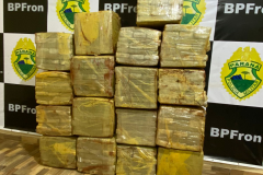 BPFRON apreende mais de 300 quilos de maconha e produtos contrabandeados no Oeste do estado