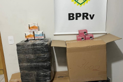 Quase 70 quilos de maconha e cigarros eletrônicos são apreendidos pelo BPRv no Interior do estado