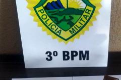 Abordagens da PM resultam na apreensão de revólver e simulacro de pistola em Palmas, no Sudoeste paranaense