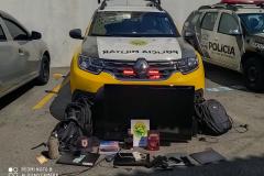 PM encaminha duas pessoas após serem flagrados roubando casa em São José dos Pinhais, na RMC