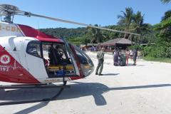 BPMOA leva vítima de AVC da Ilha do Mel a hospital de Paranaguá em sete minutos
