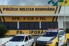 BPRv apreende 53 pneus e diversos produtos contrabandeados no interior do estado