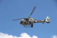 Unidade aérea da PM no Litoral garante agilidade no atendimento durante o feriadão