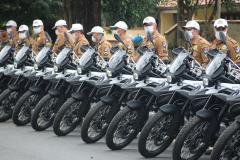 Batalhão de Trânsito completa 70 anos e recebe 45 novas motocicletas durante solenidade em Curitiba