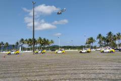 Com apoio de helicóptero e 50 viaturas, PM desencadeia megaoperação no Litoral