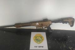 PM localiza mais uma arma de fogo longa durante buscas em Guarapuava