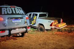 Polícia Militar apreendem 940 quilos de maconha em área rural de Querência do Norte. 