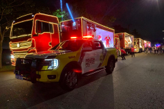 Batalhão de Polícia de Trânsito Realiza Escolta da Caravana de Natal Coca-Cola