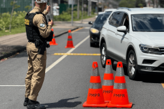 BPTRAN ENCONTRA ARMA DURANTE OPERAÇÃO BLOQUEIO EM CURITIBA