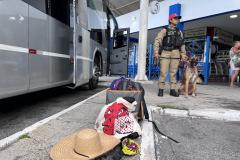 A Operação Cannis Fortis mobilizou todos os batalhões e unidades da corporação que possuem cães policiais
