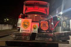 Polícia Militar do Paraná apreende quase 400 quilos de maconha em rodovia estadual na região oeste