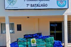 Polícia Militar do Paraná apreende 470 quilos de maconha em rodovia estadual da região Noroeste