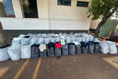 Polícia Militar do Paraná apreende carga de roupas avaliada em 350 mil reais em operação realizada em rodovia estadual
