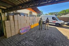 Polícia Militar do Paraná prende homem e apreende mais de um milhão de reais em mercadorias, na região noroeste do estado