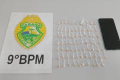 Polícia Militar do Paraná prende motociclista por tráfico de drogas em Paranaguá