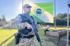 Atuação conta com drones, cães e helicópteros para ampliar a presença policial