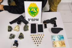 Polícia Militar do Paraná prende homem com mandado por homicídio em Paranaguá; outras duas pessoas também foram detidas