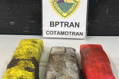 BPTran apreende 3,7 Kg de entorpecente após denúncia