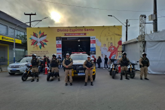BPTran reforça segurança no litoral, durante festa do Divino Espírito Santo