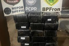 Em ação conjunta, PMPR apreende mais de 400kg de maconha em Foz do Iguaçu